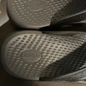 CROCS | Shoes | Crocs Charcoal Inmotion Flip Flops | Poshmark display picture 1